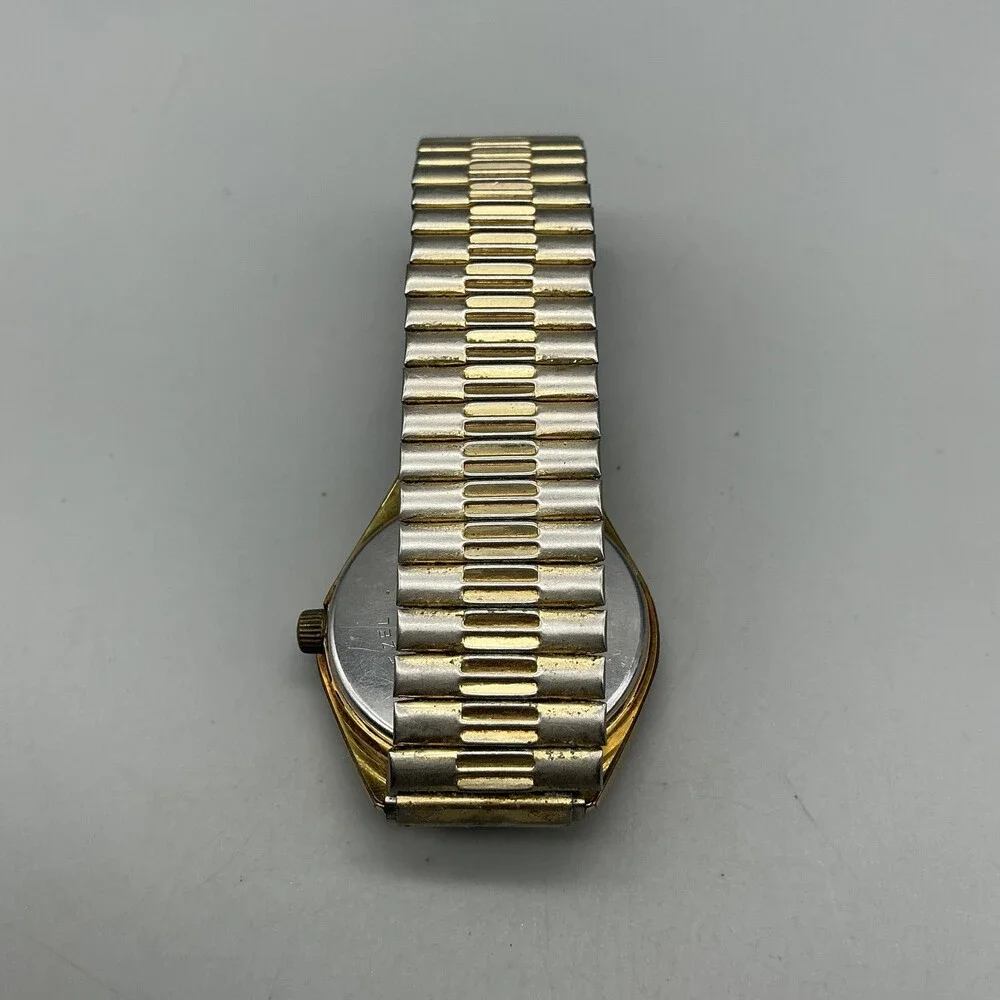 Vintage Benrus Mens Watch 35mm 1940's Manual Wind NON Wokring For Parts